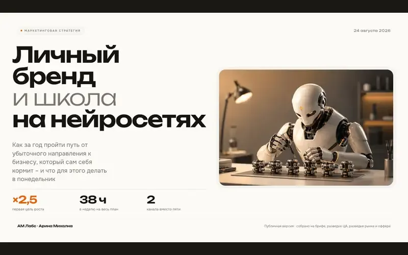 Стратегия на одной странице